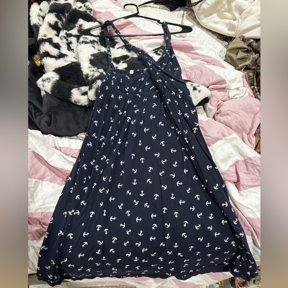 Cross back dress